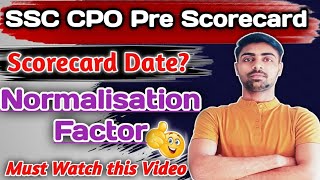 SSC CPO Scorecard Itna late kyu  Kab aaega Scorecard  SSC CPO Aspirants Must Watch ✅ [upl. by Ayn]