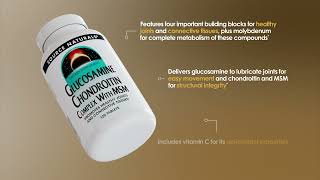 Source Naturals® Glucosamine Chondroitin Complex with MSM Product Information Commercial [upl. by Iives]