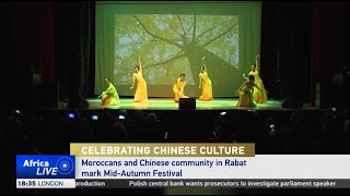 Moroccans celebrate MidAutumn Festival with Chinese community [upl. by Llerrom10]