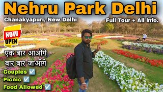 Most beautiful park in delhi  Nehru park delhi  Chanakyapuri  Nehru park full tour  all info [upl. by Niel]