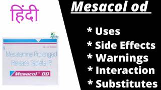 Mesacol od tablet uses in hindi Mesacol od tablet side effects Mesacol od tablet composition [upl. by Drue38]