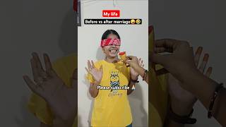 Before vs after marriage🤣🤪 LeenaCharantwins funnyshorts comedyshorts funnyshorts funnyvideos [upl. by Letniuq]