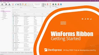 WinForms Ribbon Control Getting Started [upl. by Lipfert78]