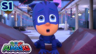 Catboy and the Pogo Dozer  PJ Masks S1 E04  Cartoon for kids [upl. by Abba]