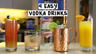 Four Easy Vodka Drinks [upl. by Aloysius]