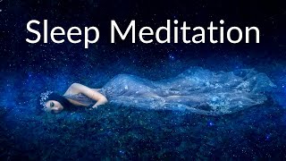 Guided sleep meditation female voice  Perfectly Peaceful Body Scan In The Moon Garden [upl. by Brianna]