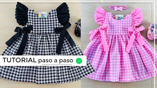 DIY Como hacer vestidos para niñas hermoso [upl. by Julienne252]