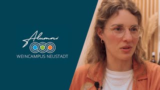 Absolventin Lena SingerFischer im Interview  ProWein 2023  Weincampus Neustadt with subtitles [upl. by Gombach462]