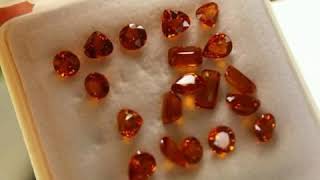 Spessartite Garnet or Hessonite Garnet [upl. by Zulema342]