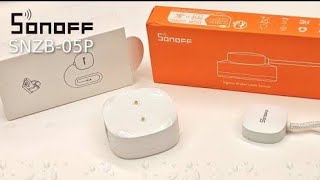 Sonoff zigbee water leak sensör SNZB05P  SU KAÇAK SENSÖRÜ [upl. by Dulce]