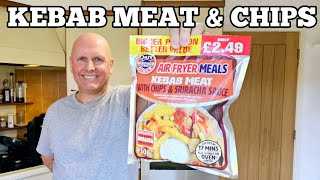 WISH ME LUCK Trying KEBAB MEAT amp CHIPS Air Fryer Meals [upl. by Gomer]