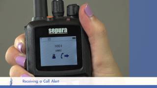 Sepura SBP8000 Portable Radio  Receiving a Call Alert Training Video [upl. by Tsai252]