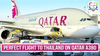 TRIP REPORT  Perfect LongHaul on Qatar Airways A380  Doha to Bangkok  QATAR AIRWAYS Airbus A380 [upl. by Sager]