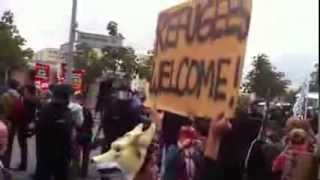 Demonstrationen am AliceSalomonPlatz in Hellersdorf I [upl. by Malik]