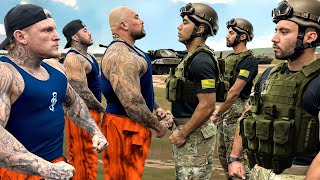 US ARMY VS EXCONVICTS Who Is Stronger [upl. by Eenor]