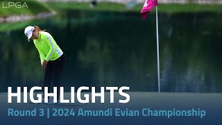 Round 3 Highlights  2024 Amundi Evian Championship [upl. by Diogenes]