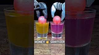 Experiment 1000℃ RHCB Vs Honey amp Sanitizer satisfying scienceproject asmrsounds honey [upl. by Batchelor]