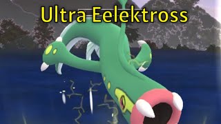 Shiny  Underpowered Bad IVs Wrong Moveset  Community Day Eelektross Somehow Takes Wins 😝 [upl. by Nelan]