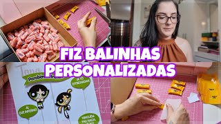 COMO EU FAÇO AS BALAS PERSONALIZADAS 🍬 [upl. by Ahsinauq177]