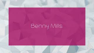 Benny Mills  appearance [upl. by Kreitman341]