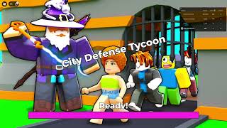 THE CLOWNS SHALL NOT GET THROUGH OUR DEFENSES  Roblox City Defense Tycoon [upl. by Axel]