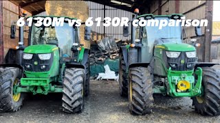 John Deere 6130M vs John Deere 6130R comparison [upl. by Home]