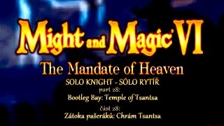 Might and Magic VI 28  Bootleg Bay Temple of TsantsaSolo Knight [upl. by Annairdna]