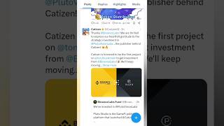 Binance Investment from Catizen 🐱🤑  Big mining bot viral shorts trending catizen binance [upl. by Niala]