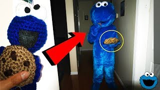 DONT MAKE A COOKIE MONSTER VOODOO DOLL AT 3AM  SUMMONING COOKIE MONSTER AT 3AM ACTUALLY WORKED [upl. by Sterner]