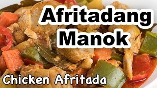 Chicken Afritada Recipe  How to Cook Afritadang Manok with Bell Pepper  Panlasang Pinoy [upl. by Derk535]