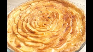 Tarte aux pommes base crème patissière [upl. by Mcdowell649]