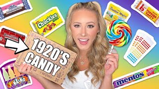 I TRIED CANDY FROM 100 YEARS AGO 😱🍭🍬🍫🤔 MUST SEE [upl. by Anizor]