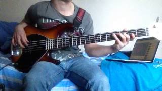 Werewolves Of London  Warren Zevon bass cover [upl. by Matthiew]