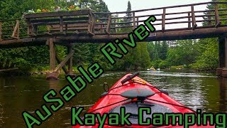 AuSable River Kayak Camping  Michigan  CBYR [upl. by Ayerf]