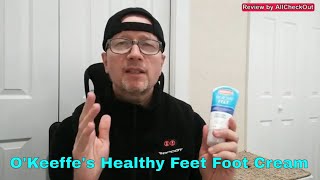 OKeeffes Healthy Feet Foot Cream for Extremely Dry Cracked Feet QUICK REVIEW [upl. by Iemaj136]