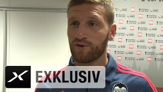 Shkodran Mustafi vom Supercup beeindruckt quotVerrücktquot  VfL Wolfsburg  FC Bayern München 65 nE [upl. by Pope33]