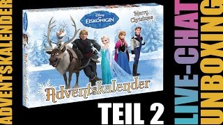 Die Eiskönigin  Adventskalender 2015 von CRAZE  Unboxing Teil 2  ReUpload [upl. by Christabelle]