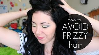 How to Avoid Frizzy Hair [upl. by Wieren]