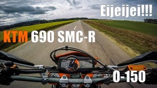 KTM 690 SMCR  0100  0150  BESCHLEUNIGUNGSTEST [upl. by Lledrac]