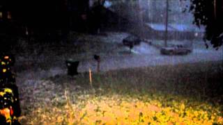 Hail Storm Knoxville TN Farragut Area April 27th 2011 [upl. by Rafter]