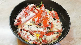 PAPRIKE U VRHNJU  jednostavan i brz rucak ili prilog  PEPPERS IN CREAM [upl. by Soilisav]