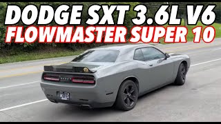 2017 Dodge Challenger SXT 36L V6 w FLOWMASTER SUPER 10s [upl. by Piselli]