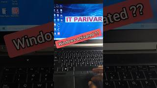 PC 🖥️ Windows activated✅ or expiring❌ shorts ITparivar Subscribe [upl. by Anilys]