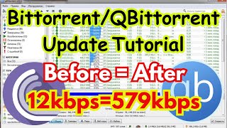 Bittorrent Update Tutorial how to make qbittorrent download faster 2023 how to speed up qbittorrent [upl. by Alimat]