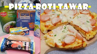 RESEP PIZZA ROTI TAWAR TEFLON TERENAK [upl. by Leda]