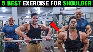 5 Best Exercise For Shoulder  How To Get Bigger Shoulder [upl. by Orly120]