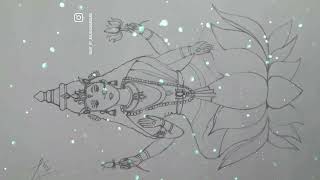 Laxmi god sketch [upl. by Kathrine]