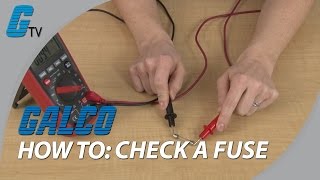 How to Check a Fuse by Testing it with a Multimeter [upl. by Dnalra325]