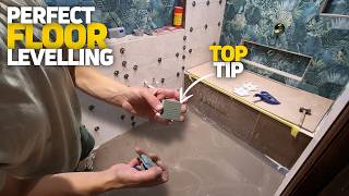 Self Levelling Compound Trick For Easy Floor Levelling [upl. by Sadoff]