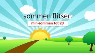 min sommen tot 20  sommen flitsen  automatiseren  groep 3 [upl. by Mandie]